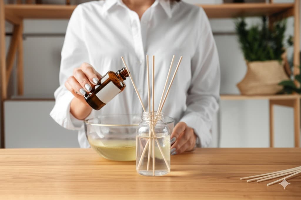 Preparando a Mistura Aromática