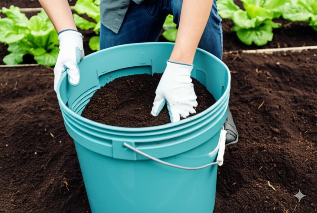 Manutenção da compostagem